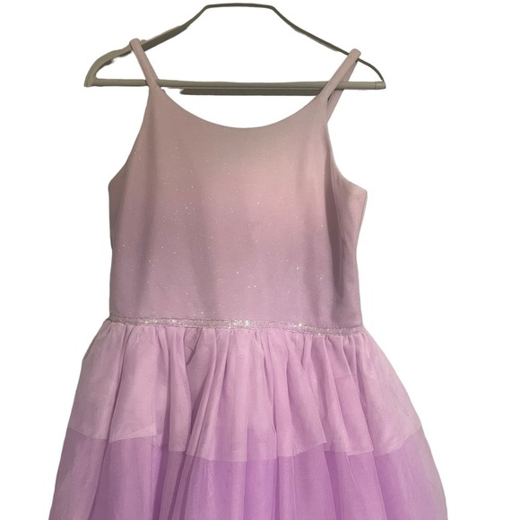 Purple tulle girl dress ombré xl - Picture 3 of 6